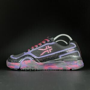 Kuru Carrera Womens 8 Black Purple Sneaker Comfort Running Walking Athletic Shoe